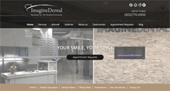 Desktop Screenshot of imaginedental.com